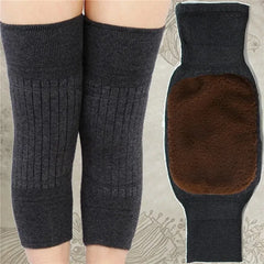 Wool Knee Warmers – Adjustable -30° Thermal Pads for Men & Women