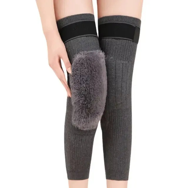 Wool Knee Warmers – Adjustable -30° Thermal Pads for Men & Women