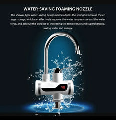 Instant Heating Faucet – Electric Tap with LED Temperature Display